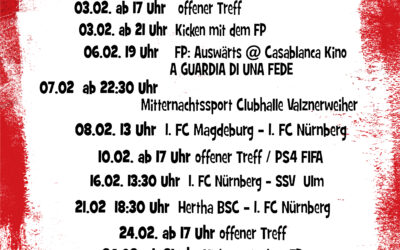 Monatsprogramm Februar